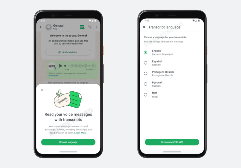 WhatsApp Luncurkan Fitur Transkrip Suara Cerdas untuk Pengguna Lokal
