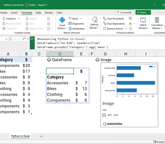 Microsoft Excel Hadirkan Integrasi Python untuk otomatisasi data