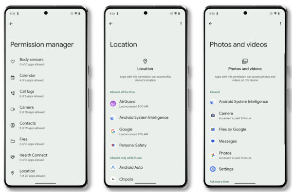 ilustrasi pengaturan izin aplikasi pada smartphone